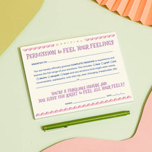 Load image into Gallery viewer, Permission to Feel Your Feelings Notepad