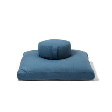 Load image into Gallery viewer, TEAL - Organic Meditation Cushion Set
